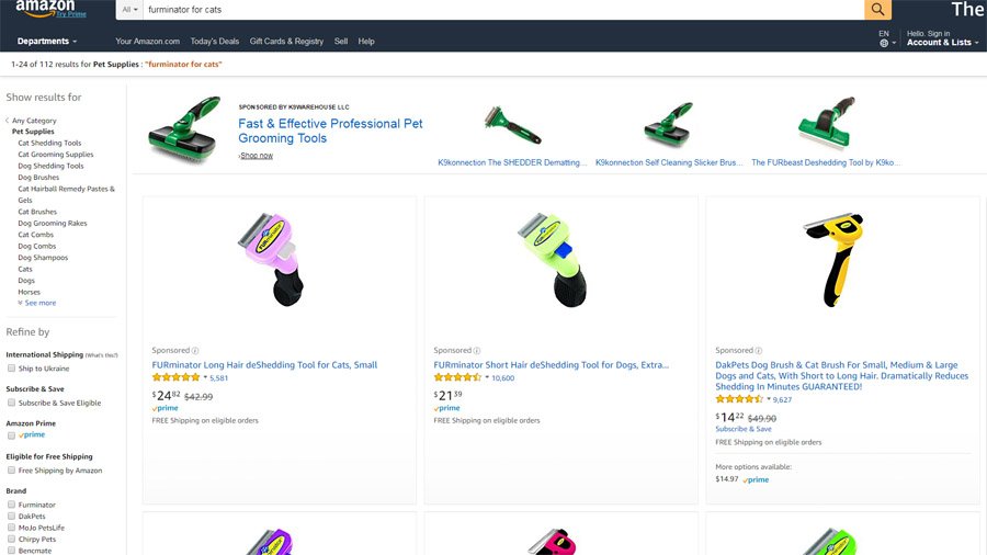 Wo kann man einen Furminator kaufen?