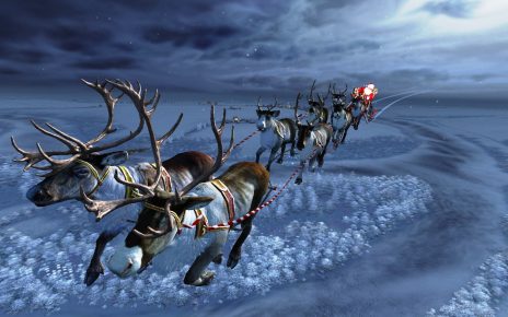 Santa's Rentierwagen